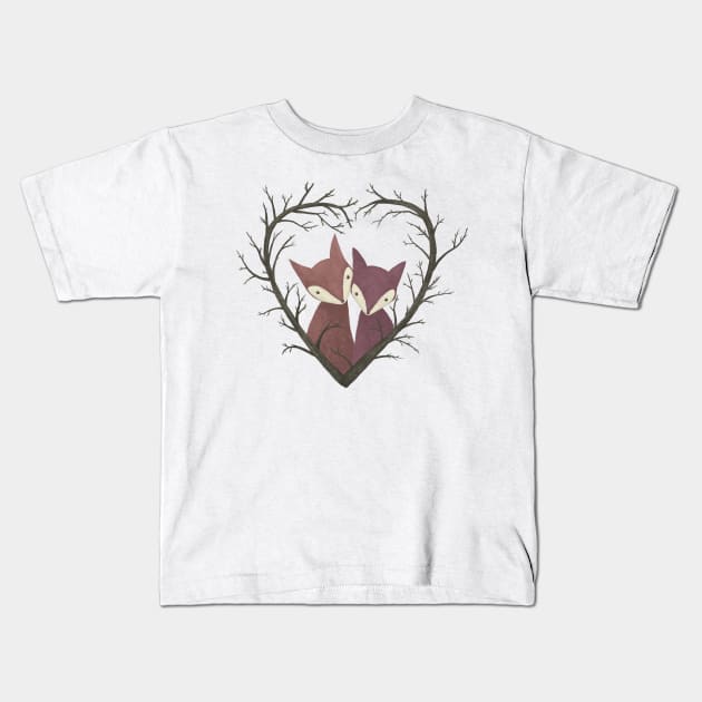 Valentine Kids T-Shirt by Laura_Nagel